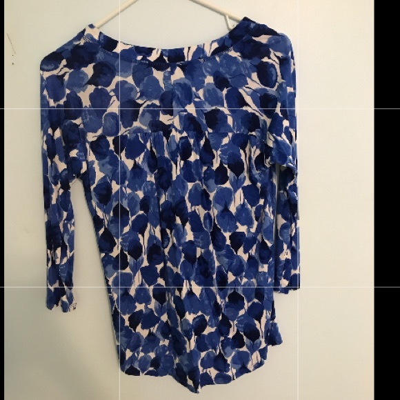 Blue and white top - Picture 2 of 3